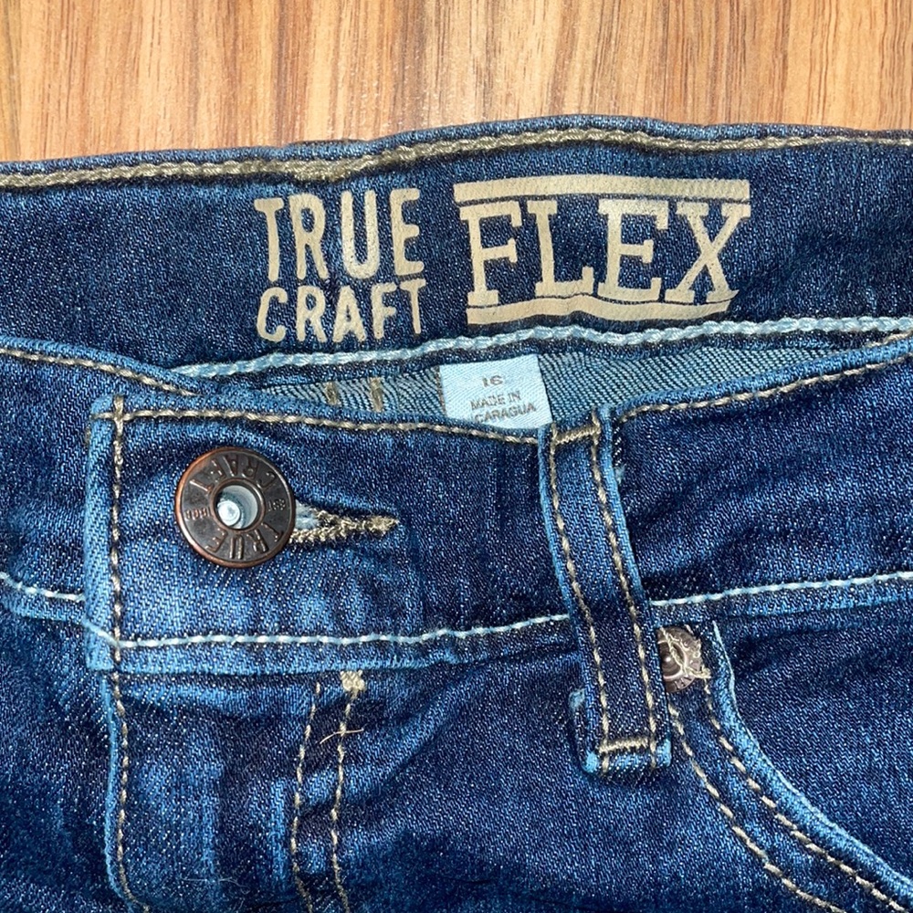 Girl blue jeans